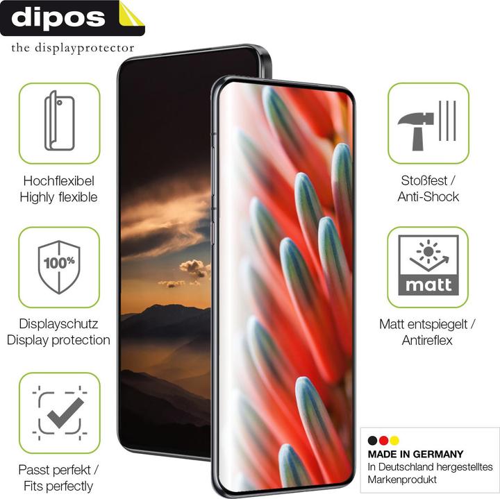 Actual product image Dipos Full Cover Screen Protector Matte (1 Piece, Oppo A77s)