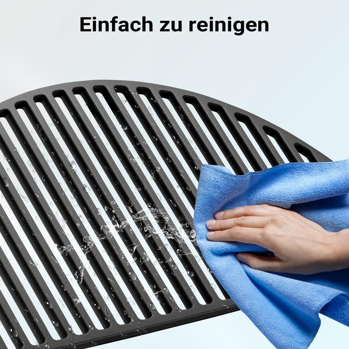 Produktbild Wiltec Gusseisen Grillrost 49,8x24,3x0,9cm Grill Rost Grillzubehör BBQ Gussrost