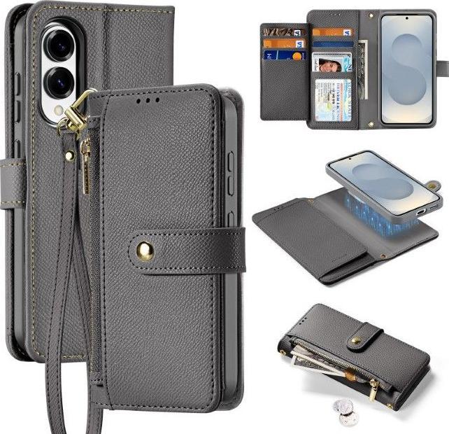 Image du produit Dux Ducis Lawa Series MagSafe Kunstleder Bookcover Hülle (Samsung Galaxy S25 Edge)
