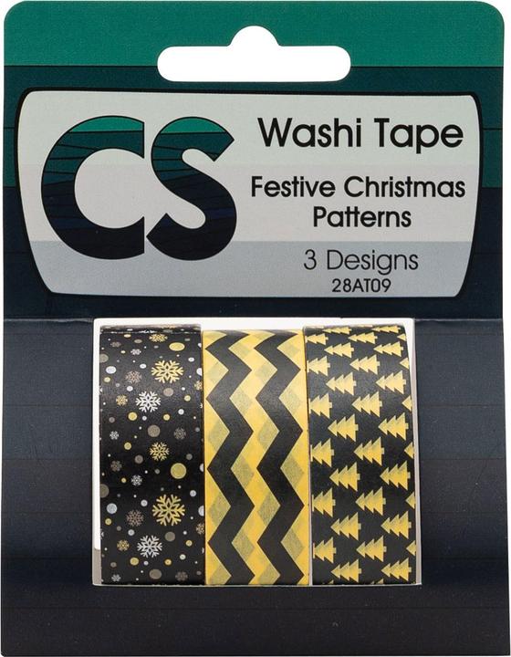 Immagine prodotto Colorations Washi tape con motivi natalizi festivi 3 rotoli
