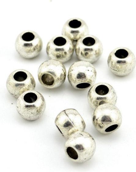 Hermex Neutral Bead Perle - Silbrig (Zink-Legierung)