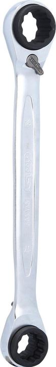 Produktbild KS Tools 4 in 1 GEARplus umschaltbar Doppel-Ratschenringschlüssel (19 mm, 14 mm, 16 mm, 18 mm, 17 mm, 15 mm)