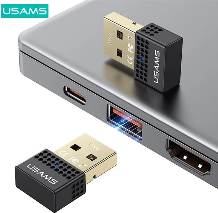 Actual product image Usams Adapter USB Bluetooth czarny/black ZB285SPQ01 (US-ZB285)