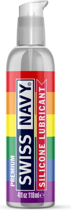 Actual product image Swiss Navy Premium - Siliconebased Lubricant - Pride Edition - 4 fl oz / 118 ml (118 ml)