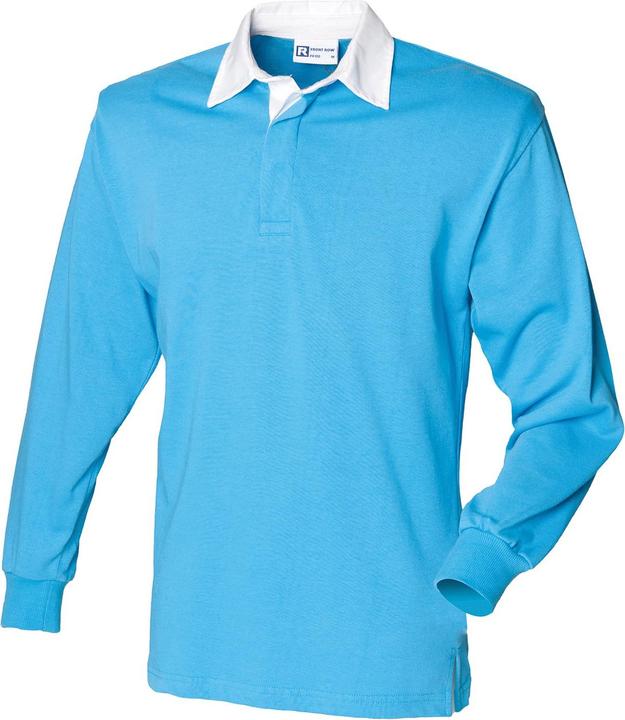 Front Row Langarm Klassik Rugby Polo Shirt