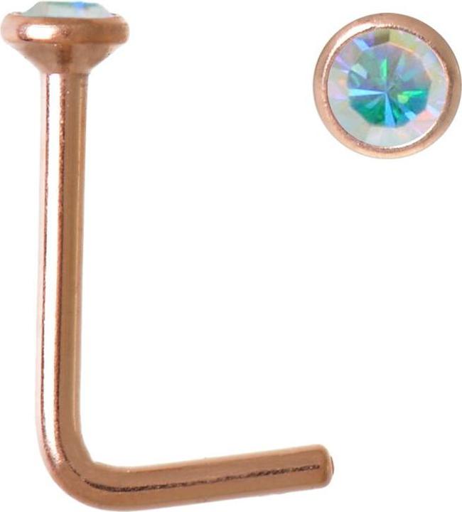 Immagine prodotto Bijouteria Piercing per naso (Acciaio inossidabile, Rivestimento PVD, Vetro (di orologio))
