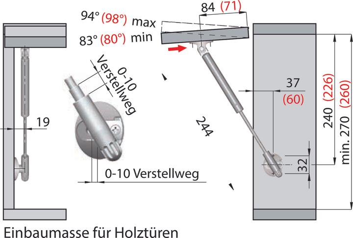 Produktbild Goll Klappenstützen KLB
