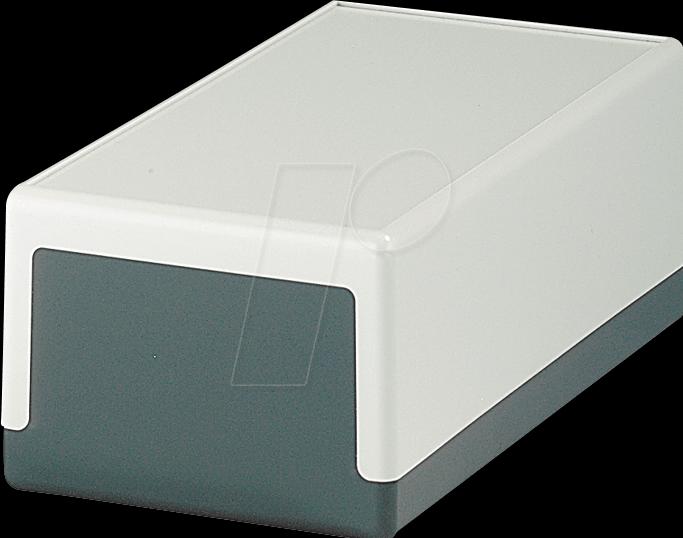 Actual product image Bopla Shell housing gray 188 x 110 x 40 mm polystyrene IP40 Snap connection (Housing)