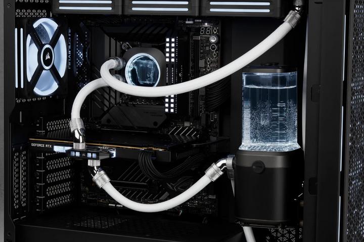 Actual product image Corsair Tubing (soft), XT Softline Mesh White (3m 10/13mm ID/OD) (3 m, Plastic)