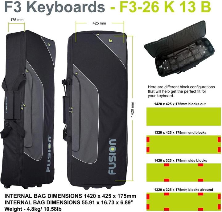 Produktbild Fusion Keyboardbag 13 (Keyboard)