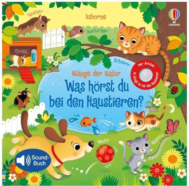 Produktbild Klänge der Natur: Was hörst du bei den Haustieren? (Deutsch, Sam Taplin, 2022)