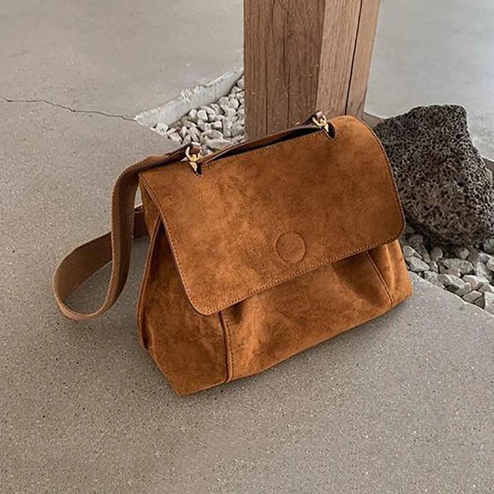 Produktbild Only-Bags.Store Mode Umhängetaschen Retro Pu Leder Klappe Crossbody Tasche Messenger Handtasche Clutch Geldbörse