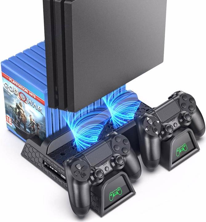 Oivo PS4-Ladestation mit Lüfter (PS4)