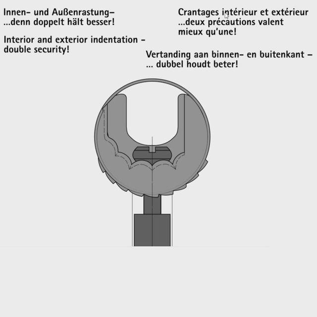Actual product image Hettich Eccentric connecting fitting Rastex 25 (Connection fitting, 1 pcs.)