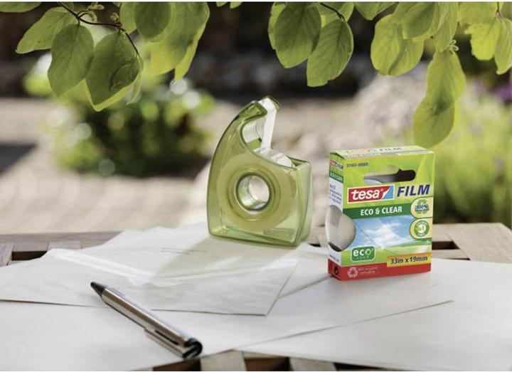 Image du produit tesa 2x tesafilm ECO & CLEAR, sans solvant et résistant au vieillissement (19 mm)