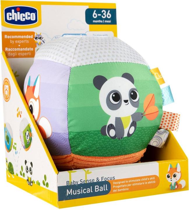 Actual product image Chicco Panda music ball