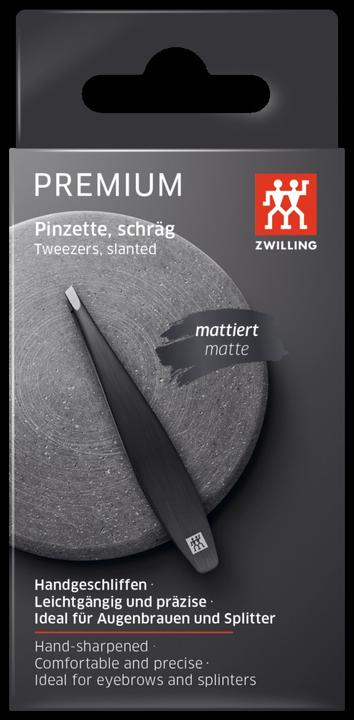 Actual product image Zwilling TWINOX M, tweezers slanted, black
