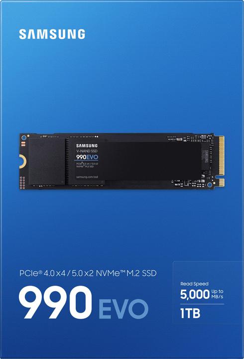 Actual product image Samsung 990 EVO (1000 GB, M.2 2280)