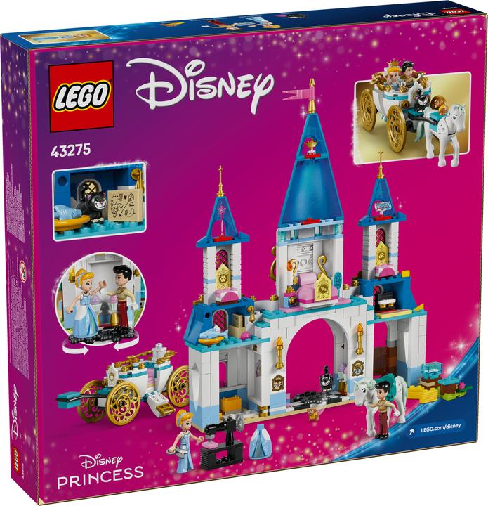Produktbild LEGO Cinderellas Schloss und Pferdekutsche (43275, LEGO Disney)