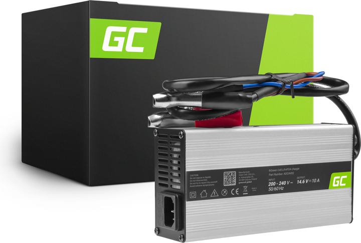 Produktbild GreenCell Charger for LiFePO4 Batteries - 14.6V - 10A (10 A)