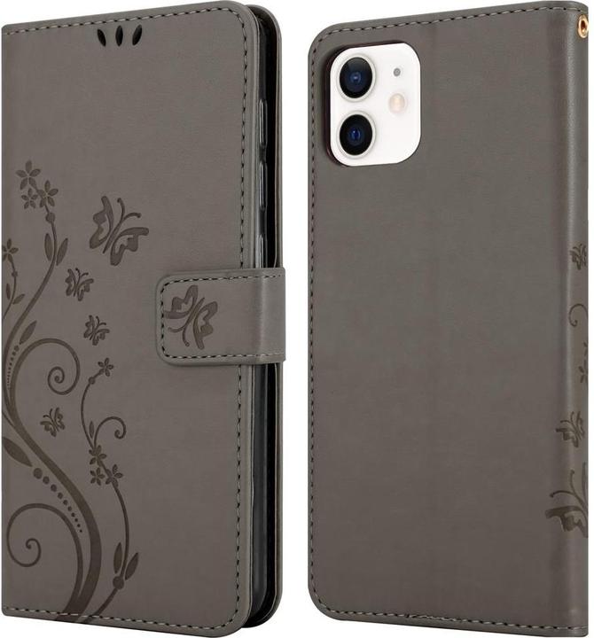 Image du produit Cadorabo Pochette Flower Book (Apple iPhone 12 mini)