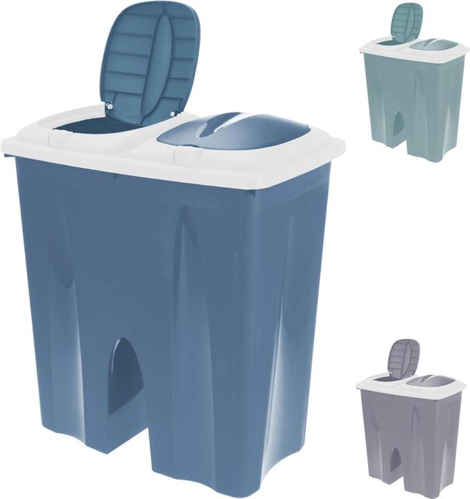 Actual product image Mojawo Waste separation system Waste bin Duo Waste bin Recyclables separator 2x25 litres (25 l)