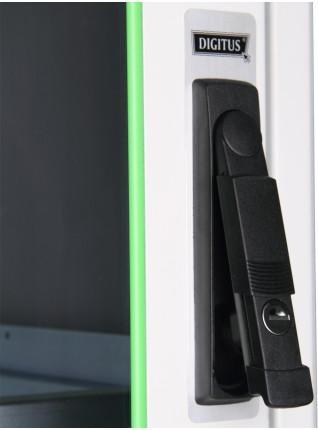 Produktbild Assmann DIGITUS Netzwerkschrank 48,3cm 19Zoll 32HE grau 1560x600x800mm Sicherheitsglas Tuer inkl. 28xMont... (32 HE, 19 Zoll Rack)