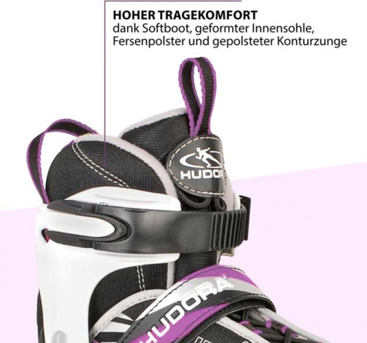 Productafbeelding Hudora Inline Skates Zwart/Paars (37, 38, 39, 40)