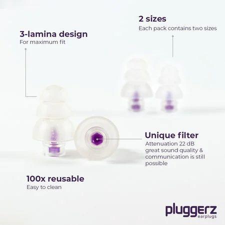 Immagine prodotto Pluggerz Uni-Fit Music (4 x)