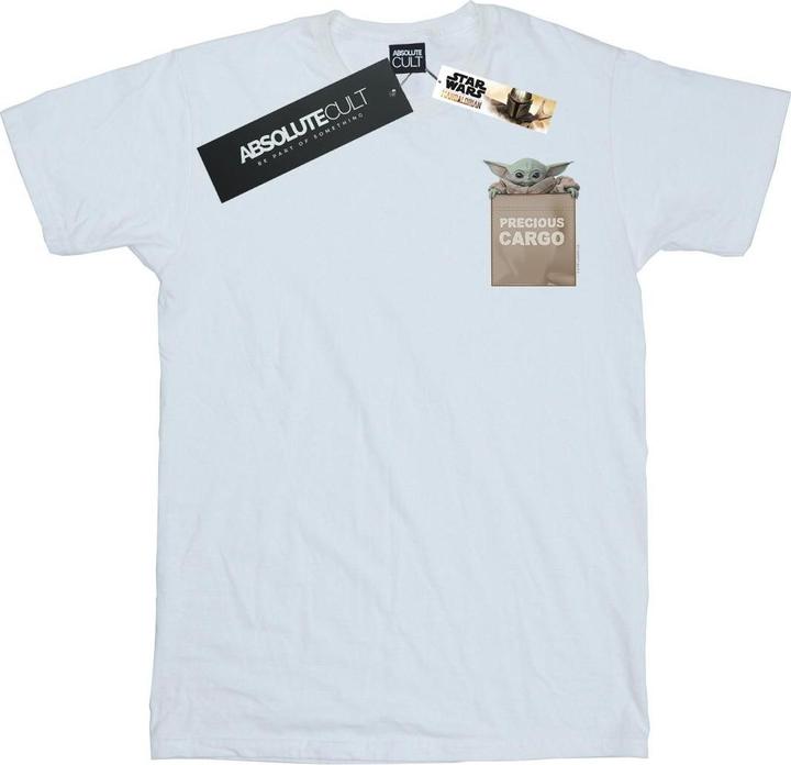 Star Wars The Mandalorian Precious Cargo Faux Pocket TShirt (M)