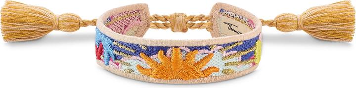 Thomas Sabo Armband mit Sonne, Palme und Kaktus (24 cm, Textil)