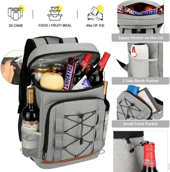Actual product image Lanhuiyy Kühlrucksack für Picknick & Camping (30 l)