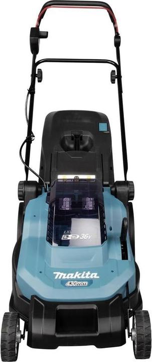 Image du produit Makita DLM432PT2 Tondeuse à gazon sans fil 2X18V, 43cm, 2X5,0Ah Li-Ion DC18RD, 3 (Fonctionnement sur batterie)