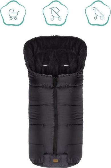 Produktbild Mica Winterfusssack Eco BIG - schwarz