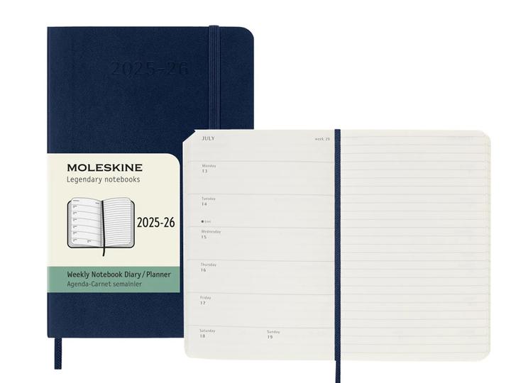 Moleskine WONK 25/26 PK SC Saphir (9 x 14 cm, Inglese)