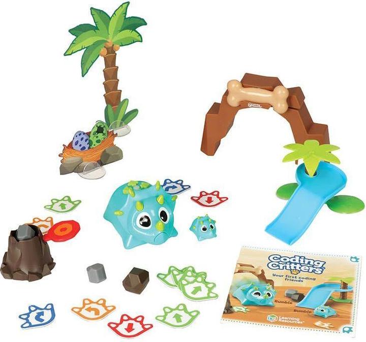 Actual product image Learning Resources Zestaw robot do nauki kodowania Rumble & Bumble LER 3082 (dinozaur)