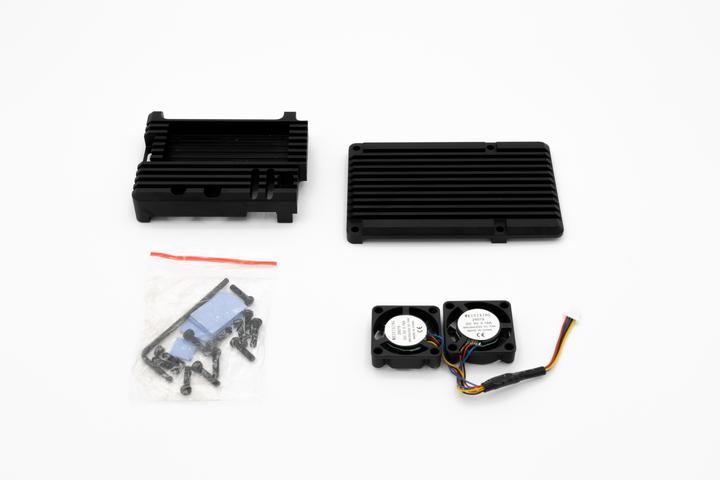 Produktbild HutoPi Aluminum case double fan for Raspberry Pi 5