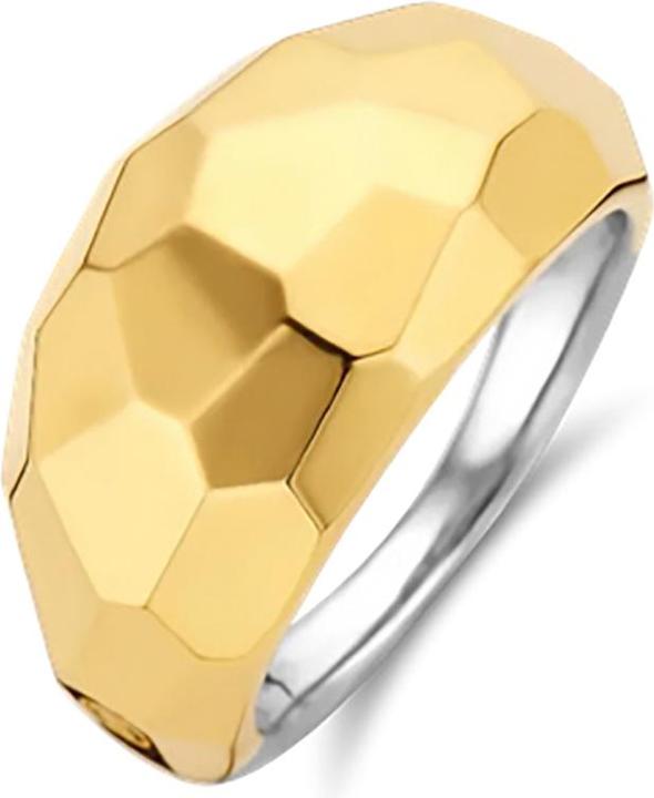 Ti Sento Milano Ring bicolor gelbvergoldet 12200SY (56, 925 Silber)