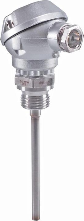 Actual product image Jumo Resistance thermometer, 1xPt100 zl, 6x100mm, G 1/2, -50.+400°C