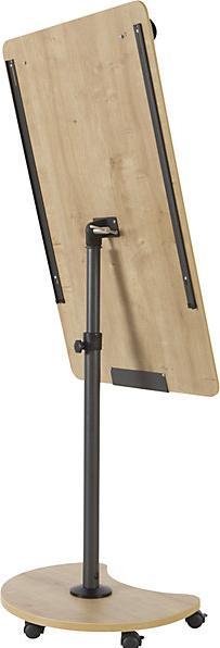 Actual product image Rocada Flipchart table, magnetic, 69x99 cm, wood look