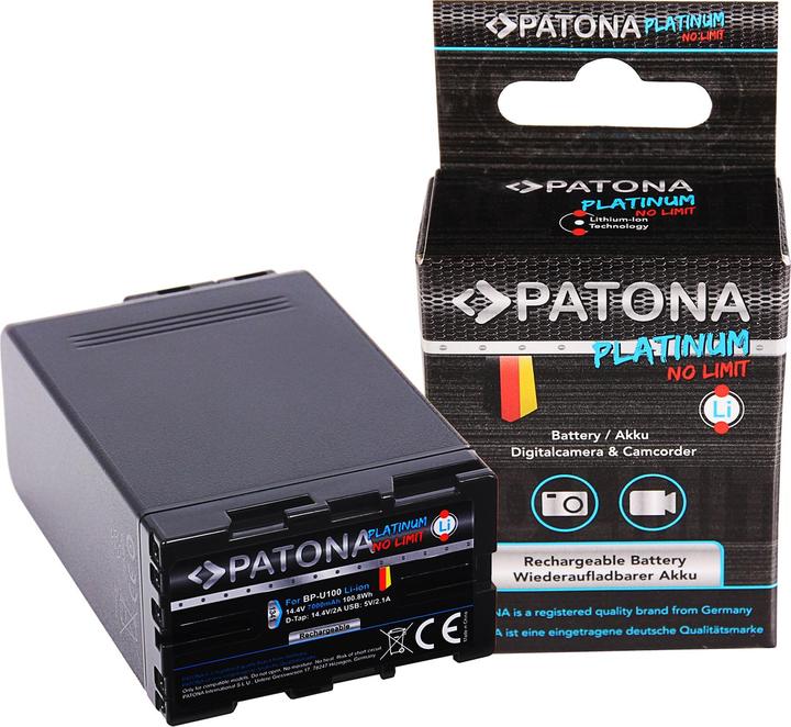Patona Platinum Akku Sony BP-U100 (Kamera Akku)