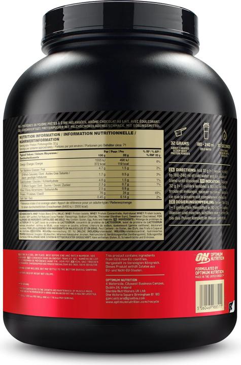 Image du produit Optimum Nutrition Gold Standard (Chocolat au lait, Extreme Milk Chocolate, Chocolat, 1 pcs, 2273 g)