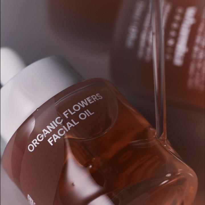 Immagine prodotto Whamisa Fiori Biologici - Olio per il viso profondamente ricco (32 ml, Olio viso)