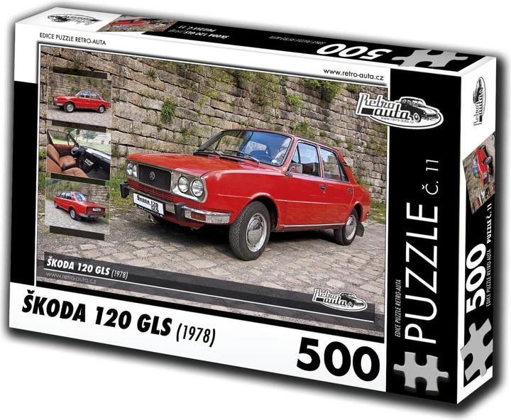 Produktbild Retro-auta Puzzle Nr. 11 'koda 120 GLS (1978) 500 Teile (500 Teile)