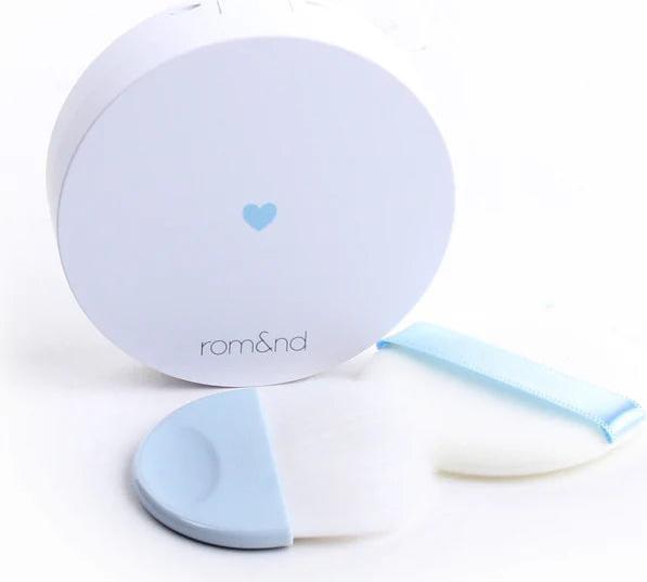 Actual product image Rom&Nd Better Than Finish Finishing Powder Pact Makeup Fix & Matte Sebum Control Blurring Pores Flaw (12 Veiled Rose)