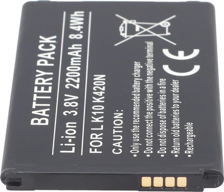 AccuCell Akku LG K10 K420N, BL-45A1H, EAC63158301, incl. IC chip