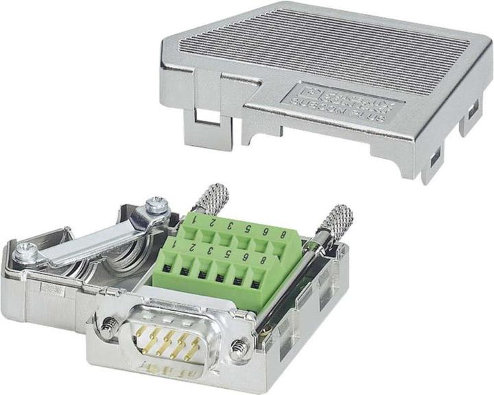 Actual product image Phoenix Contact 9 way M2 field bus D connector,60Vdc/ac