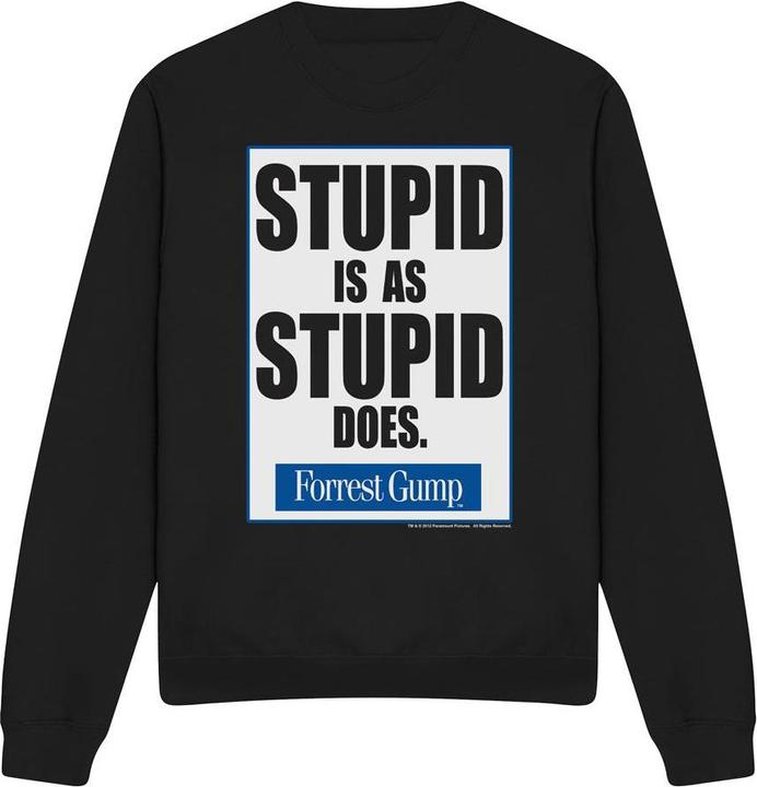 Immagine prodotto Forrest Gump Stupid Is Felpa Adulto Unisex (XL)