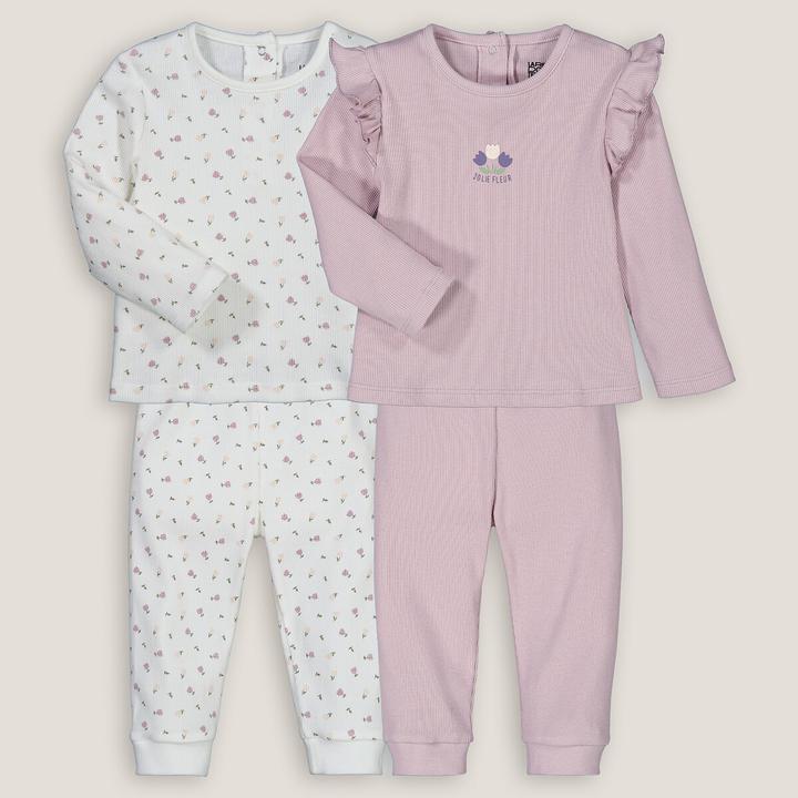 La Redoute Collections 2er-Pack gerippte Pyjamas (74)