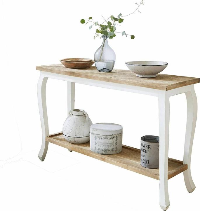 Loberon Konsole Winalle braun/weiss